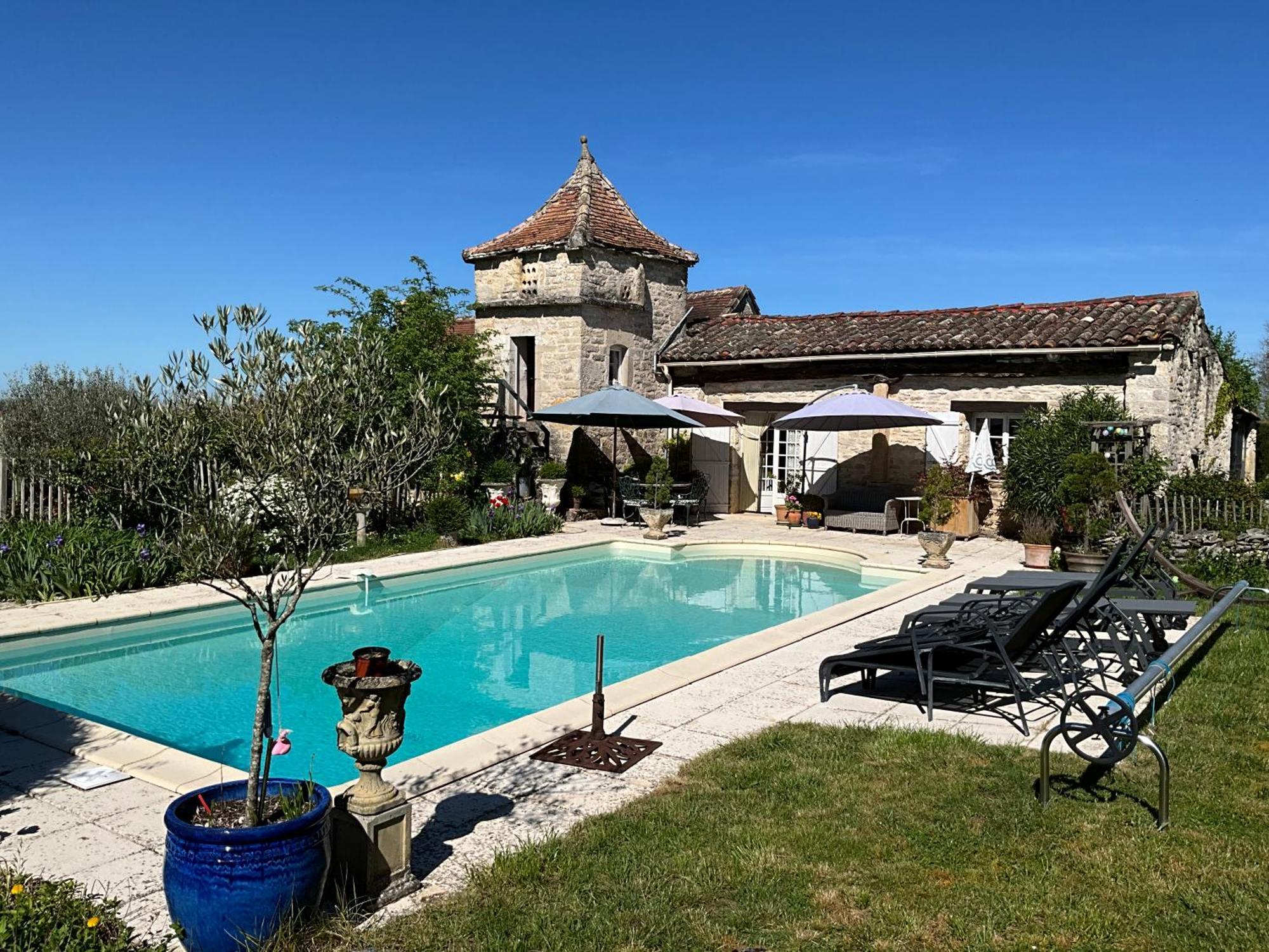 Les Gites Perard Caylus Bagian luar foto